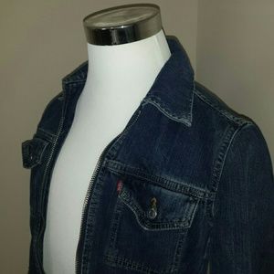 Vintage Levi Strauss Belted Denim Bush Jacket